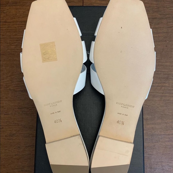 Saint Laurent Woven Leather Sandal - Picture 3 of 3